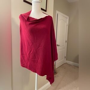 Eileen Fisher Asymmetrical Poncho, Merano Wool